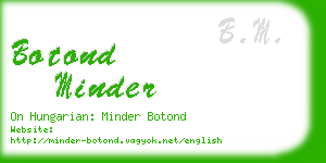 botond minder business card